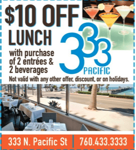 333 Pacific Food Coupon