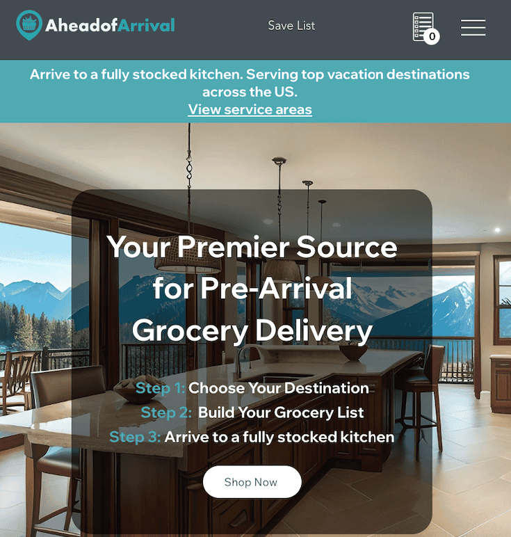 Pre – Arrival Grocery Delivery