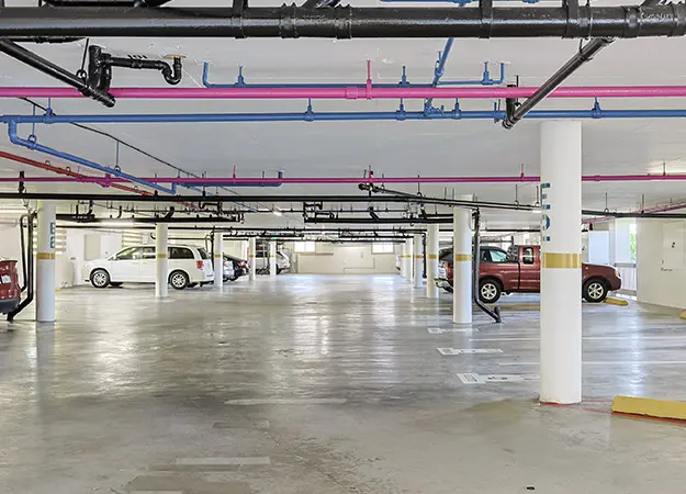 North Coast Village parking garage