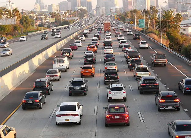 San Diego freeway traffic